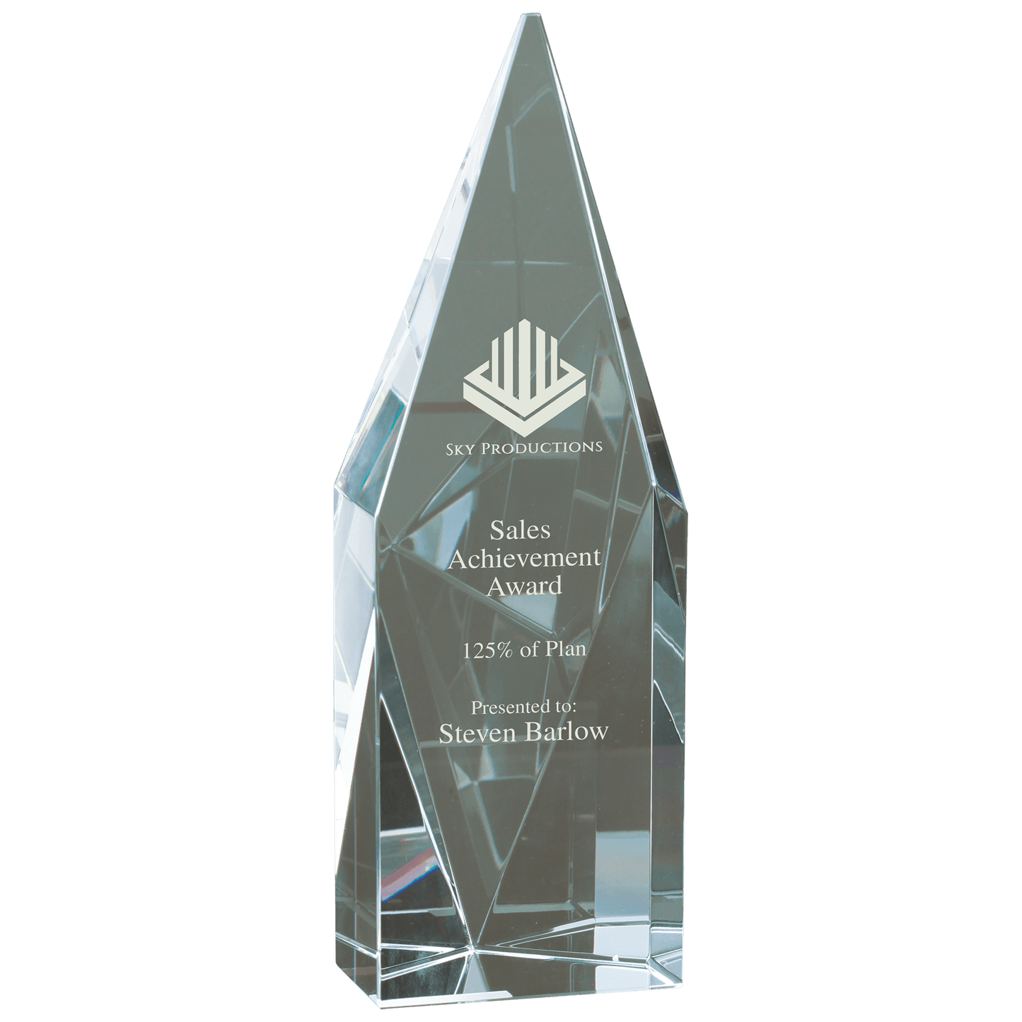 Crystal Diamond Tower - 7 3/4"