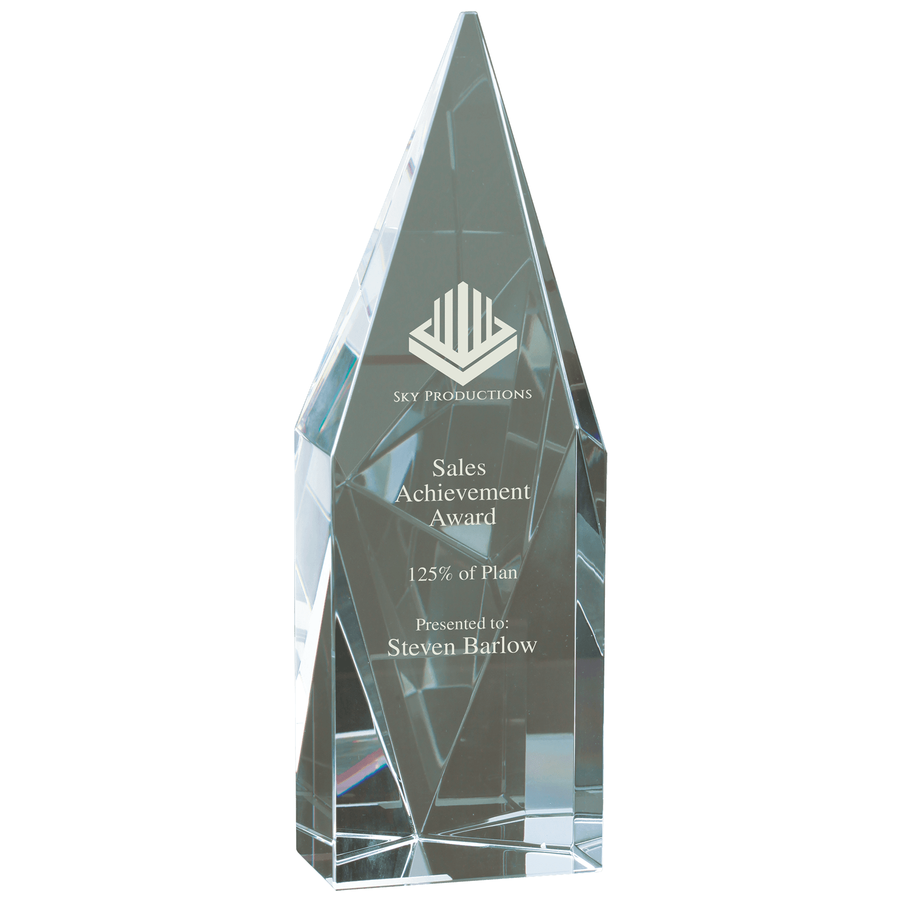 Crystal Diamond Tower - 7 3/4"