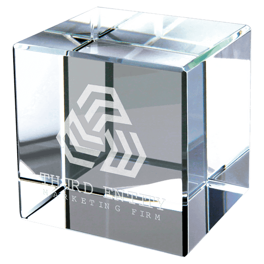 Crystal Cube - 2 1/2" x 2 1/2"