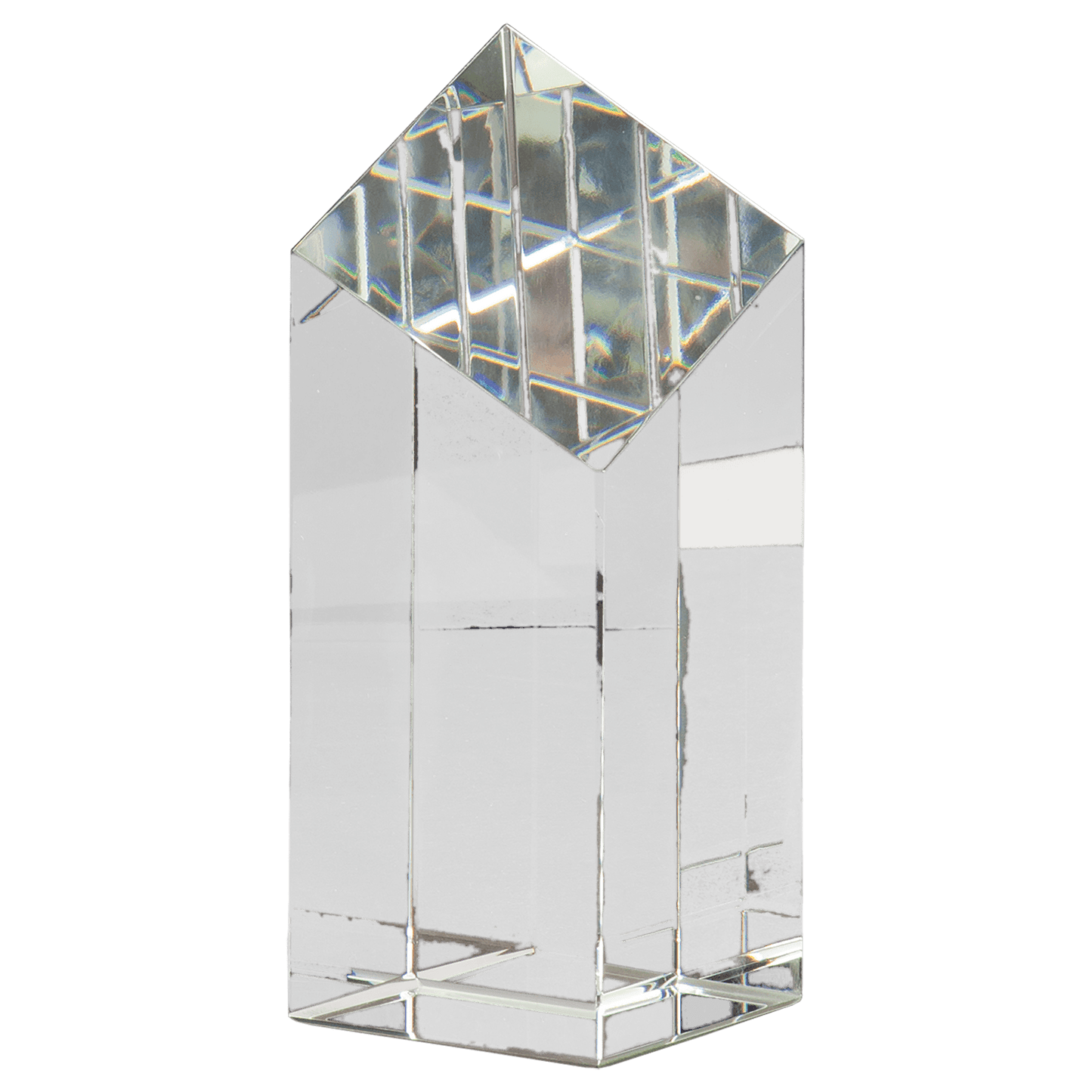 Crystal Diamond Top Pillar - 6"