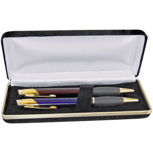 Black Velvet Pen Case (Case only, pen not included) - 6 1/2" x 2 3/4"