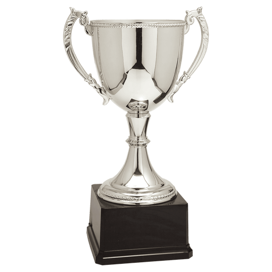 18 1/4" Silver Completed Zinc Cup Trophy