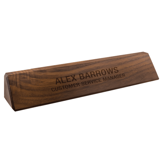 Genuine Walnut Desk Wedge - 12 1/2"