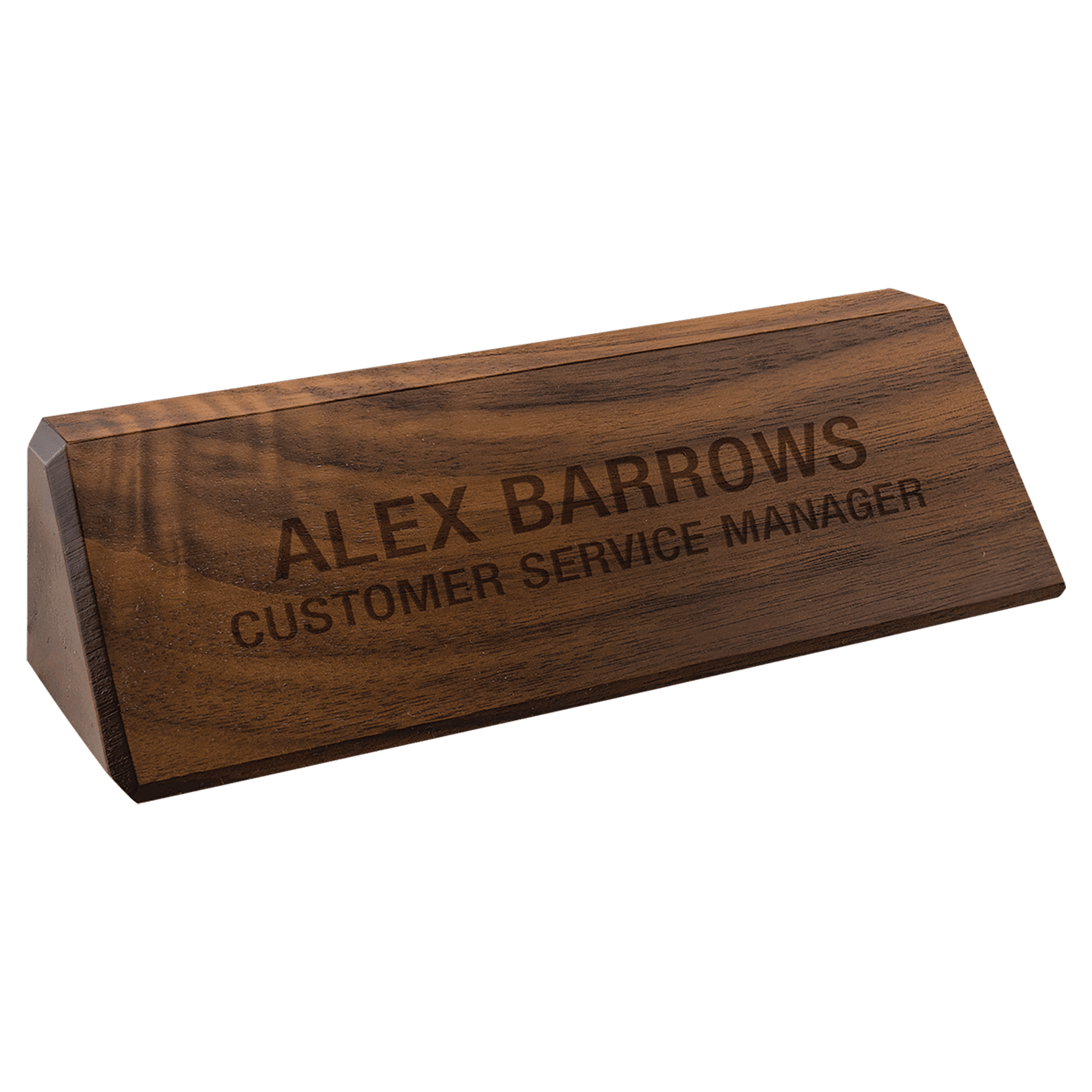 Genuine Walnut Desk Wedge - 8 1/2"