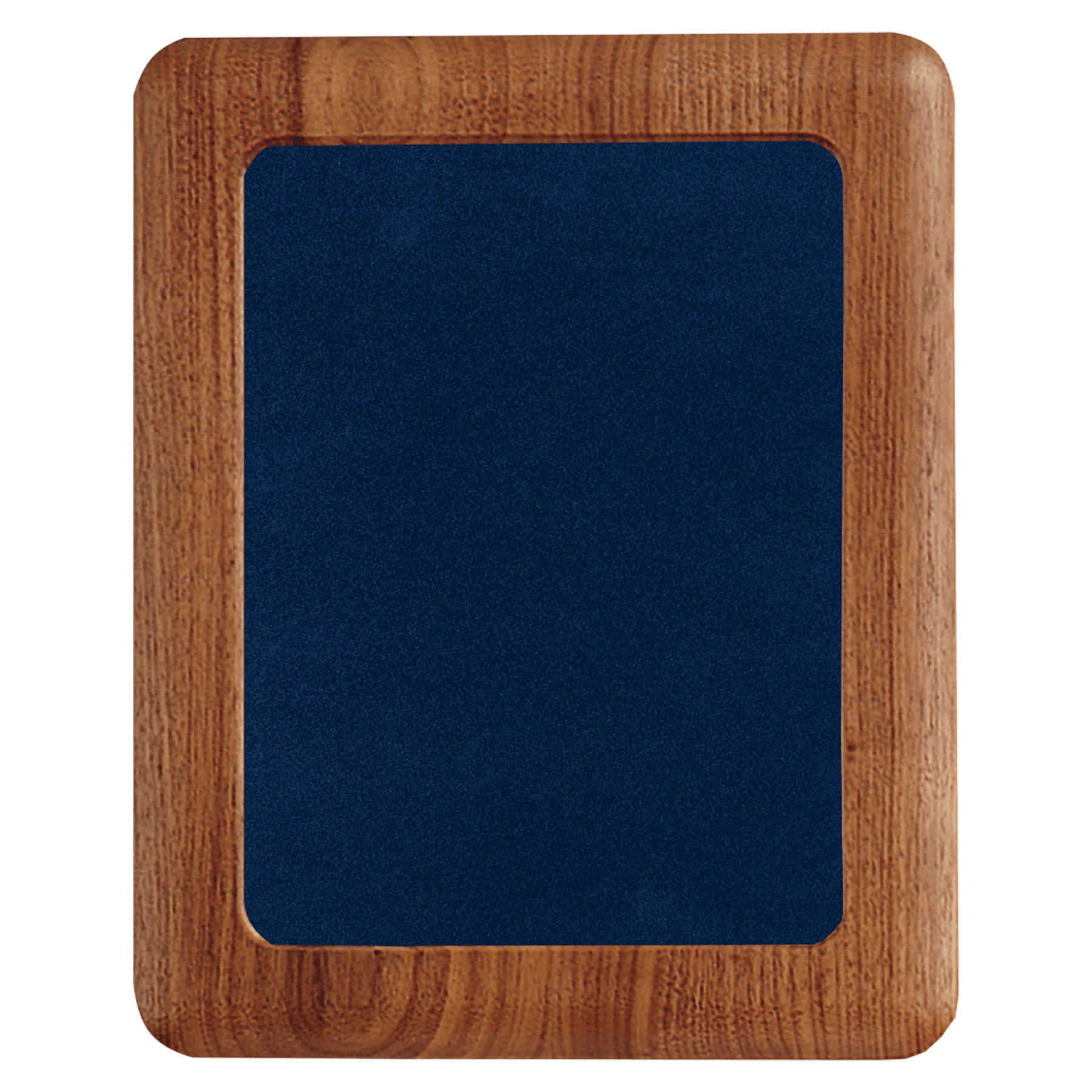 12" x 15" American Walnut Airflyte Frame with Blue Velour Backing (Assembled)