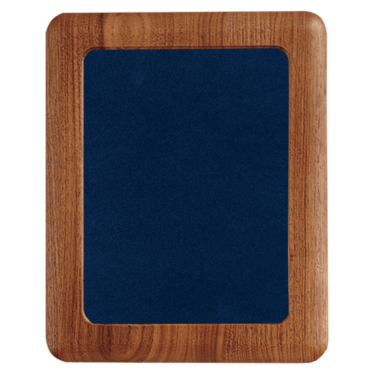 12" x 15" American Walnut Airflyte Frame with Blue Velour Backing (Assembled)