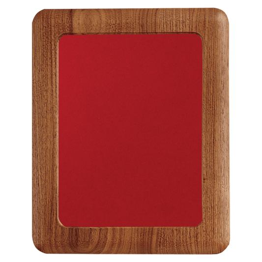 12" x 15" American Walnut Airflyte Frame with Red Velour Backing (Assembled)
