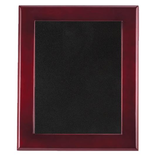 14" x 17" Rosewood Piano Finish Frame with Black Velour Backing (Assembled)