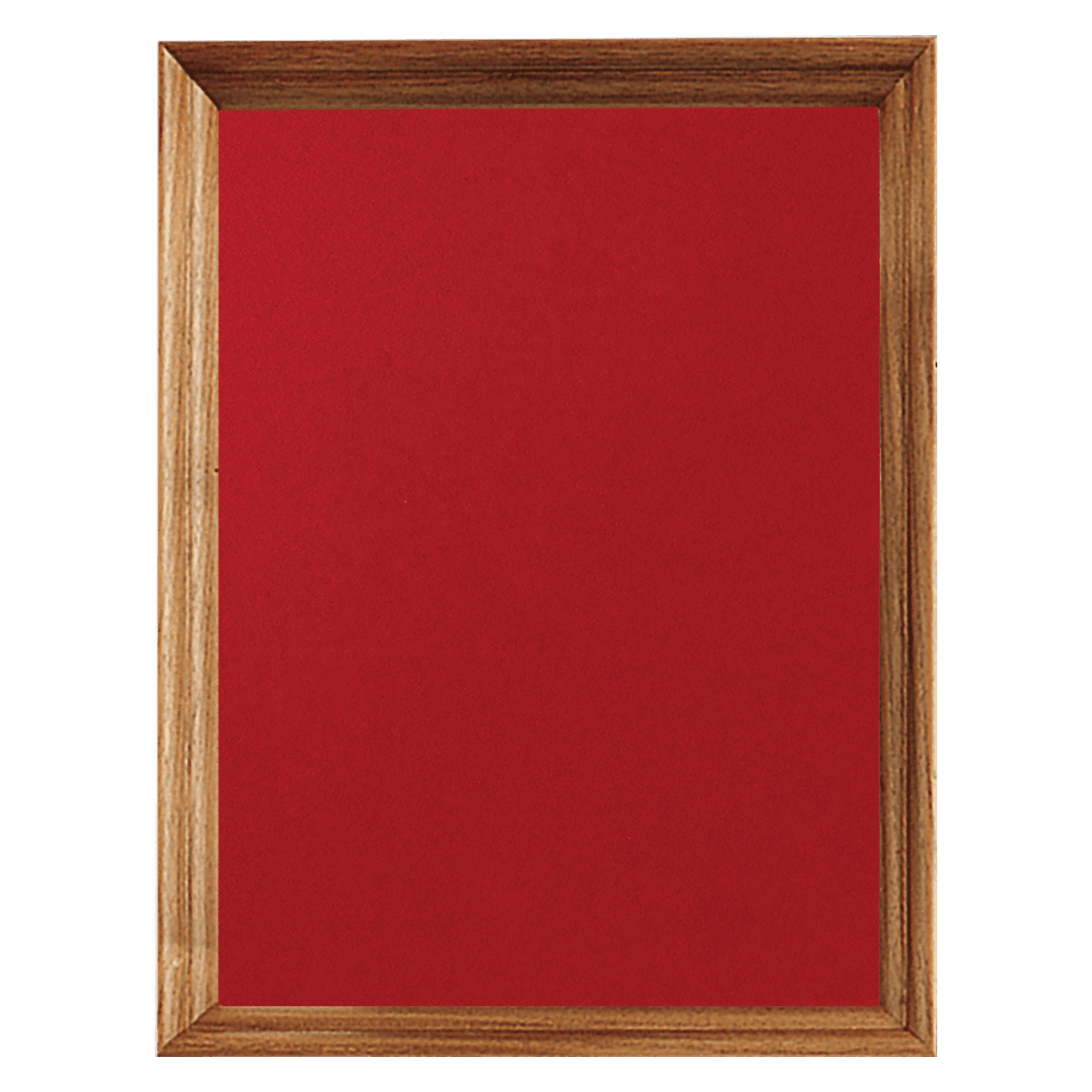 10" x 13" American Walnut Shadow Box with Red Velour Backing (Assembled)