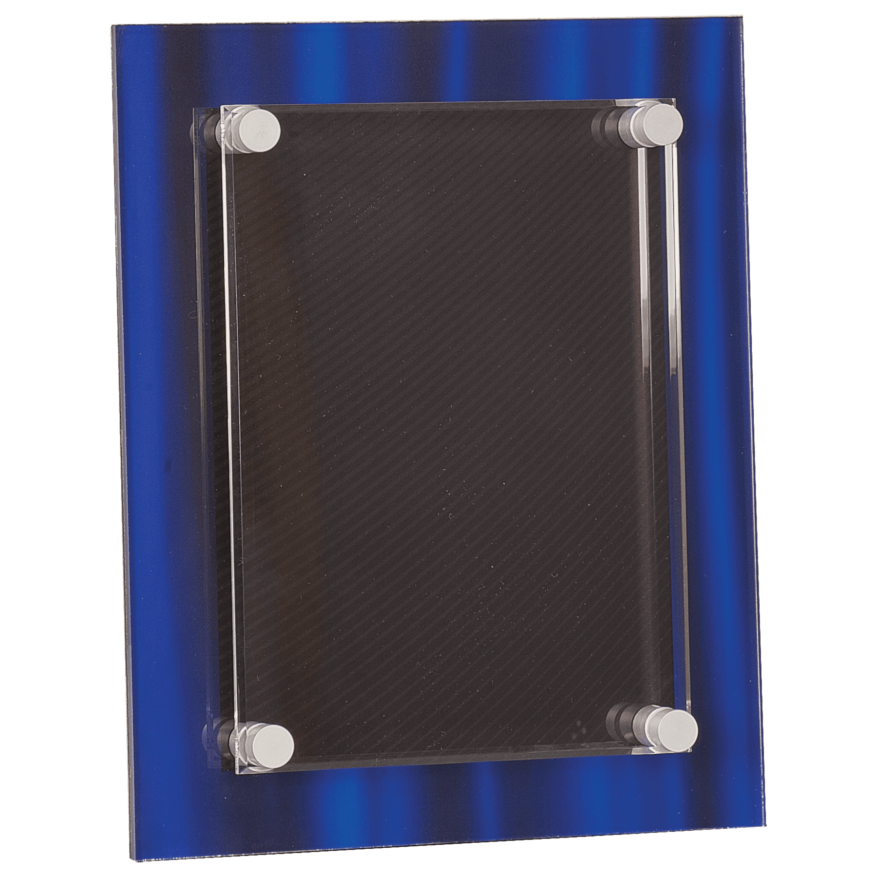 Blue Velvet Stand-Off Acrylic Plaque - 8" x 10"