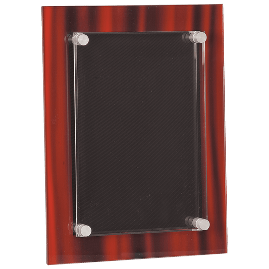 Red Velvet Stand-Off Acrylic Plaque - 9" x 12"
