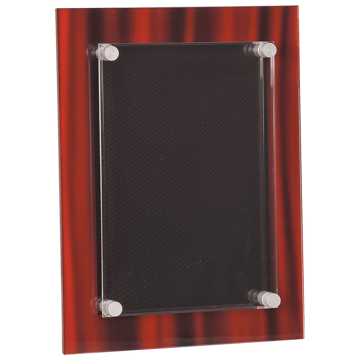 9" x 12" Red Velvet Stand-Off Acrylic Plaque