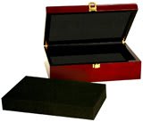 Rosewood Piano Finish Gift Box - 10 1/4" x 7 1/2" x 3 1/8"