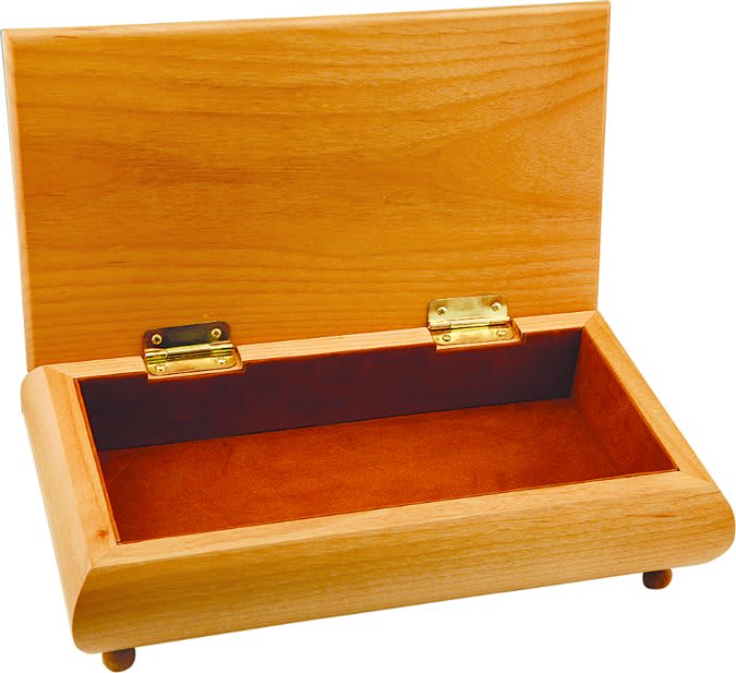 " Red Alder Gift Box - 10 1/2" x 6