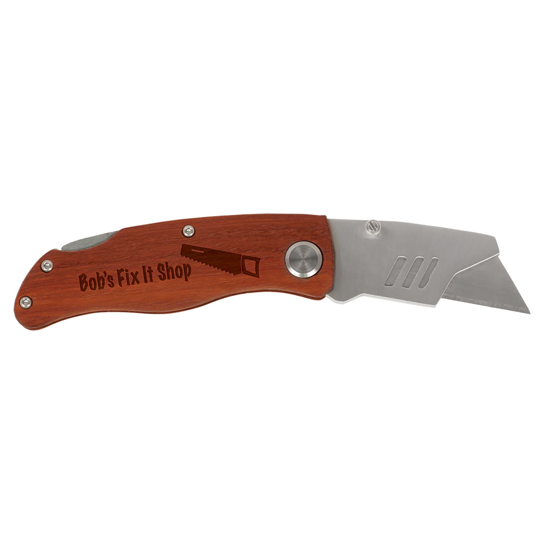 Wood Handle Utility Knife - 4"