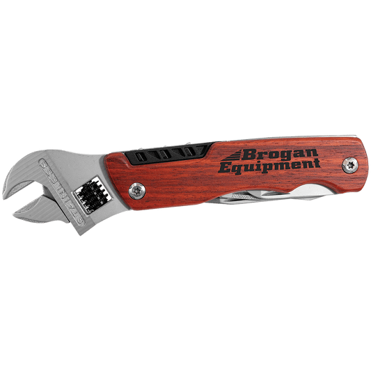 Wrench Multi-Tool with Wood Handle/Bag - 6 1/2"