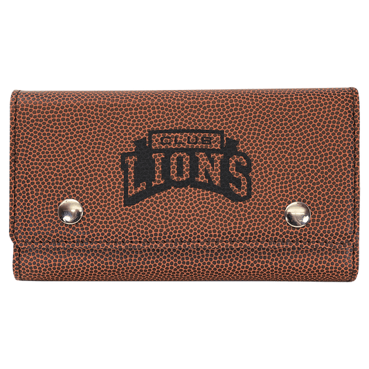 Football Engravable Leatherette Card & Dice Set