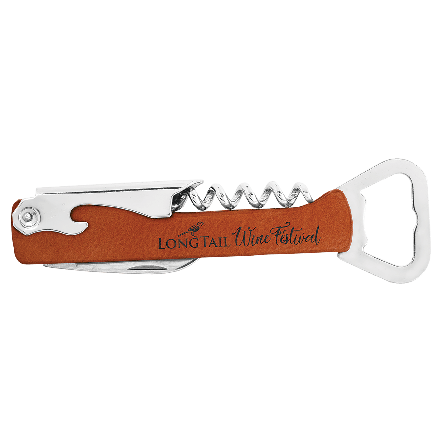 Rawhide Engravable Leatherette Wine Bottle Opener