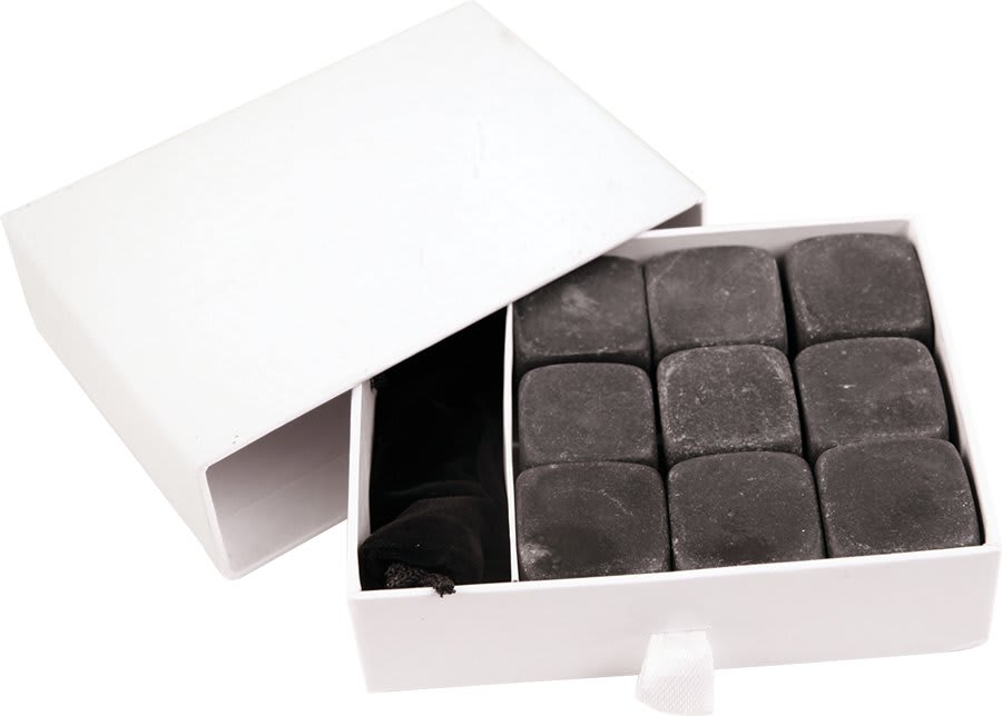 9-Piece Whiskey Stone Set - 1" x 1"