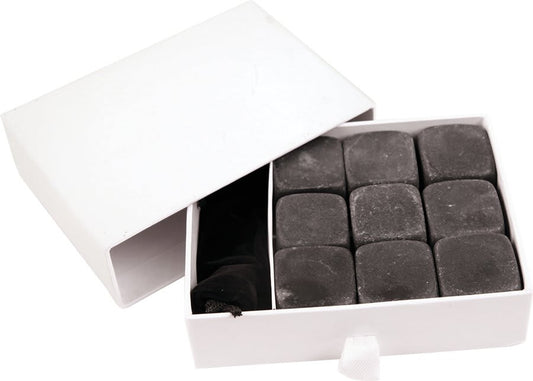 9-Piece Whiskey Stone Set - 1" x 1"