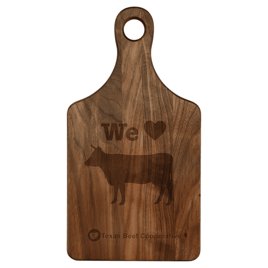 Walnut Paddle Shape Cutting Board - 13 1/2" x 7"
