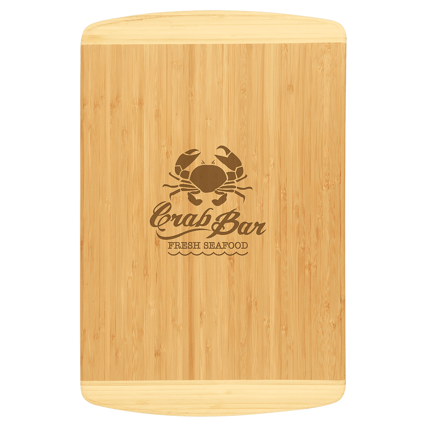 Bamboo 2-Tone Cutting Board - 18" x 12"