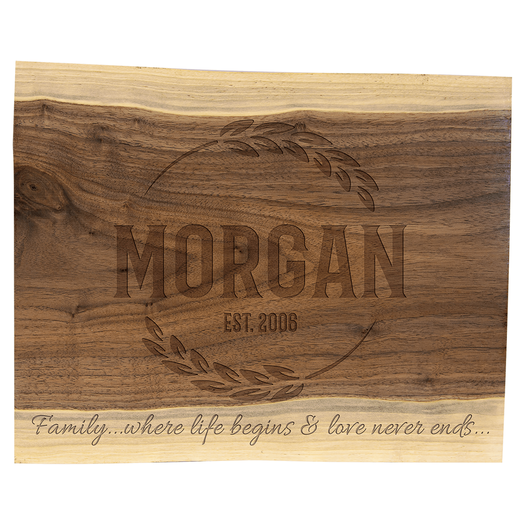 1/2"x 8 3/4" Black Walnut Cutting and Charcuterie Board - 11