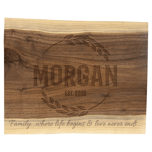 1/2"x 8 3/4" Black Walnut Cutting and Charcuterie Board - 11