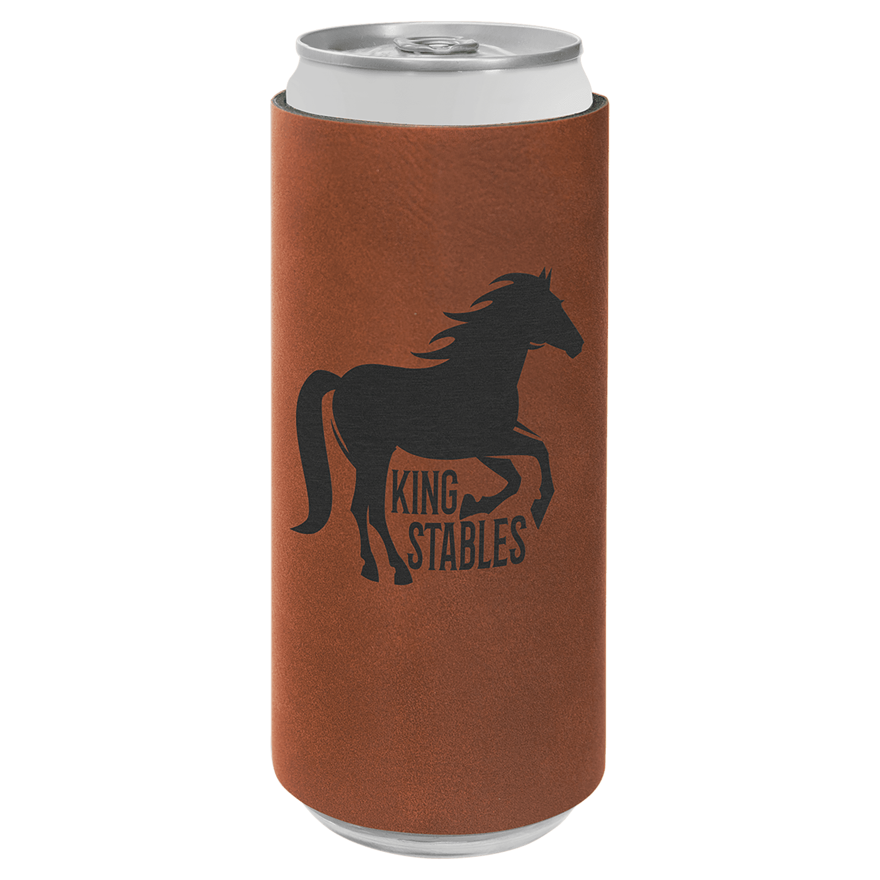 Rawhide Engravable Leatherette Slim Beverage Holder