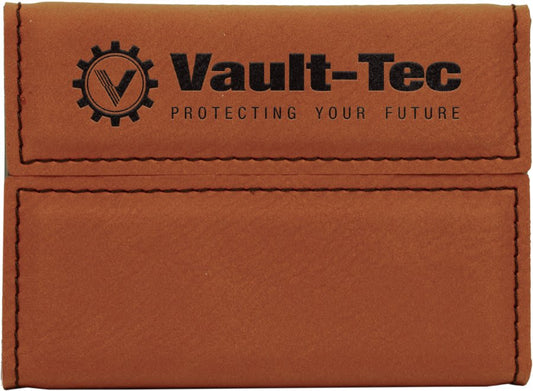 Rawhide Engravable Leatherette Hard Business Card Holder - 3 3/4" x 2 3/4"
