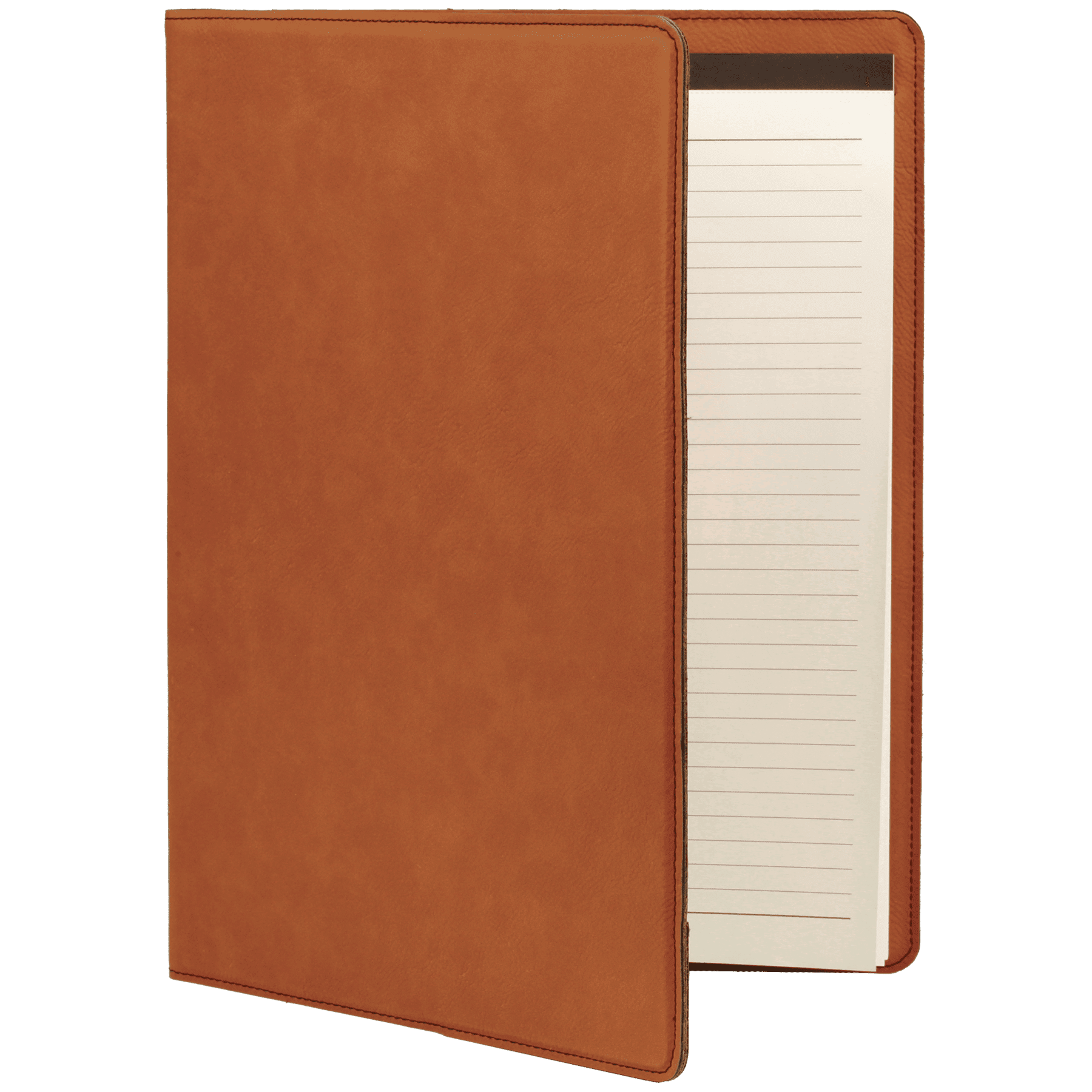 Rawhide Engravable Leatherette Portfolio with Notepad - 9 1/2" x 12"