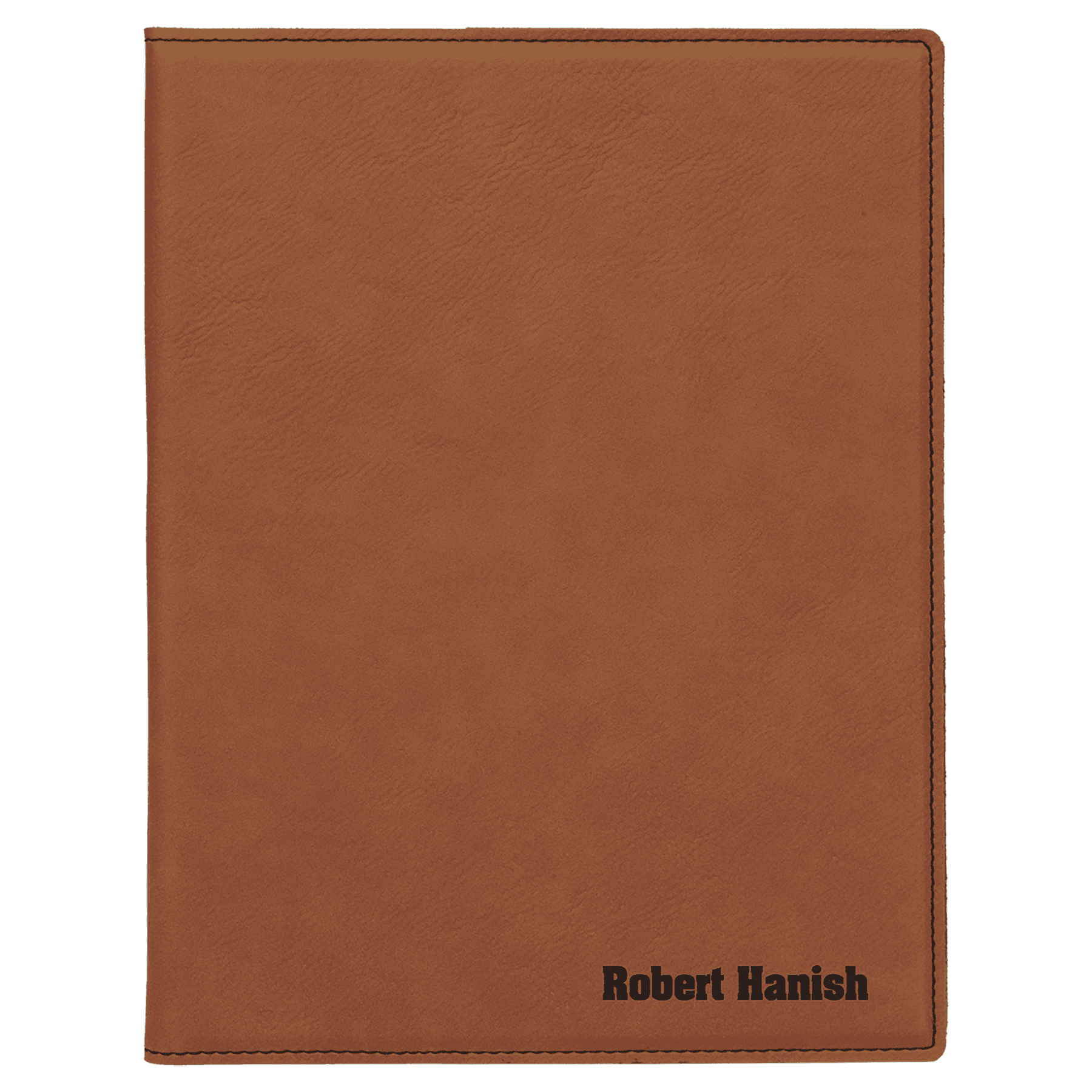 Rawhide Engravable Leatherette Small Portfolio with Notepad - 7" x 9"
