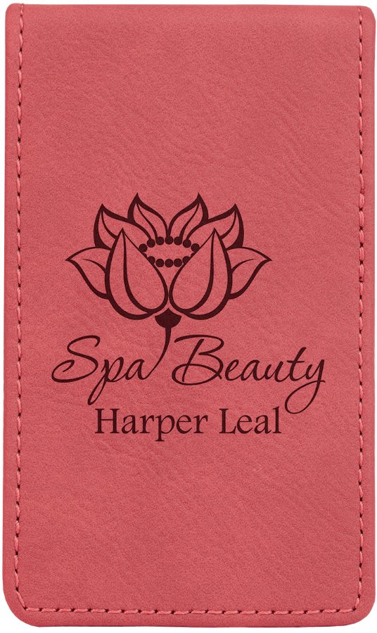 7-Piece Pink Engravable Leatherette Manicure Gift Set