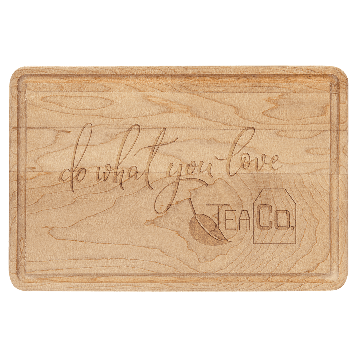 Maple Cutting Board with Drip Ring - 9" x 6"