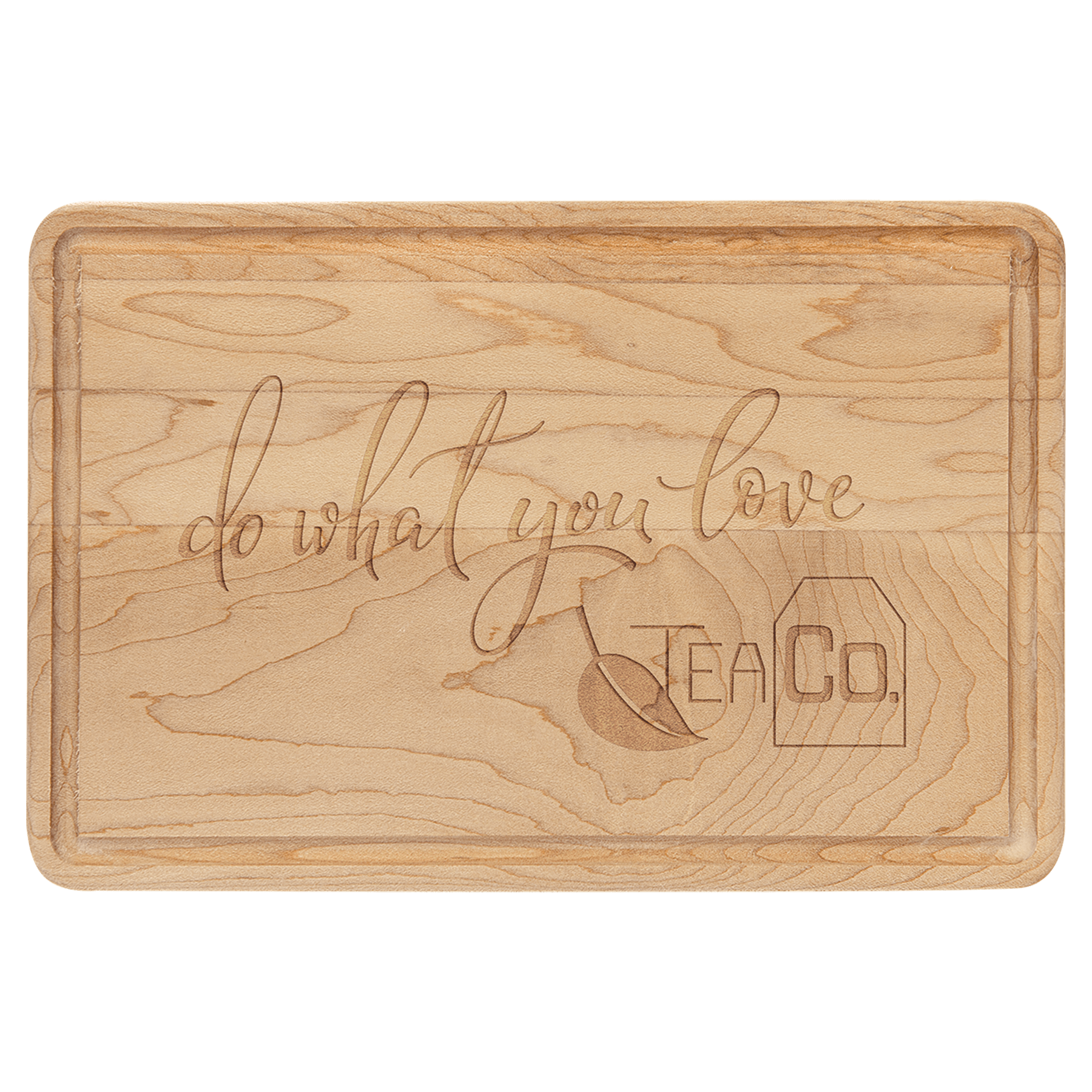 Maple Cutting Board with Drip Ring - 9" x 6"