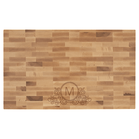 Maple Butcher Block Cutting Board - 22" x 13" x 1 1/2"