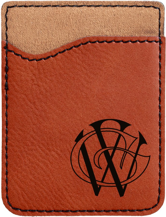 Rawhide Engravable Leatherette Phone Wallet
