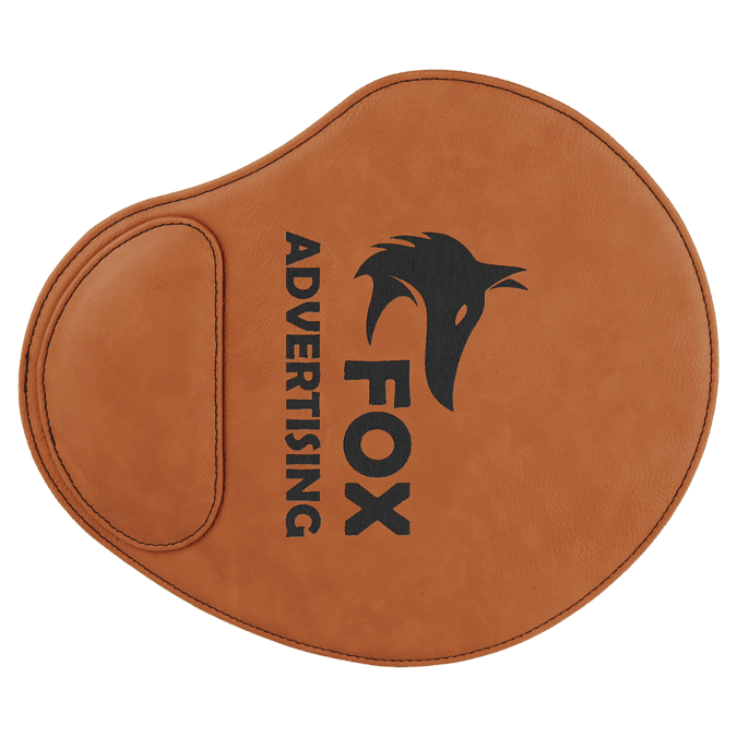 Rawhide Engravable Leatherette Mouse Pad - 9" x 10 1/4"