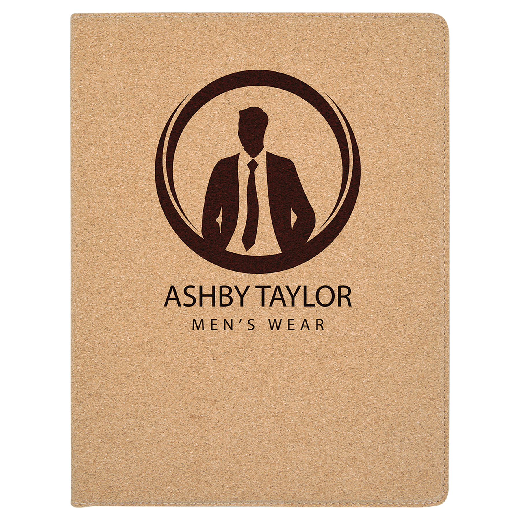 Cork Portfolio with Notepad - 9 1/2" x 12"