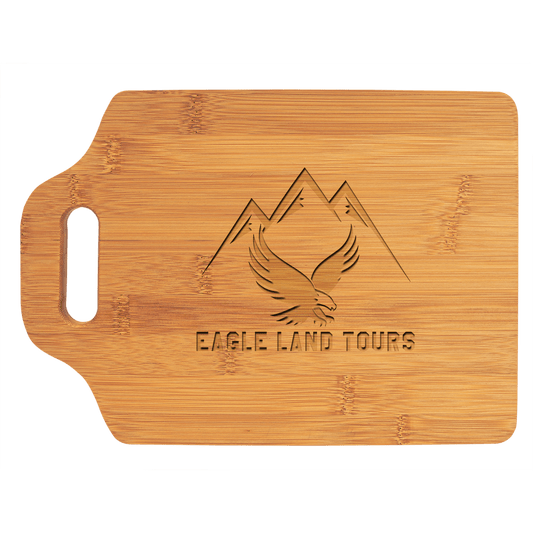 Bamboo Cutting Board with Handle - 11" x 7 3/4"
