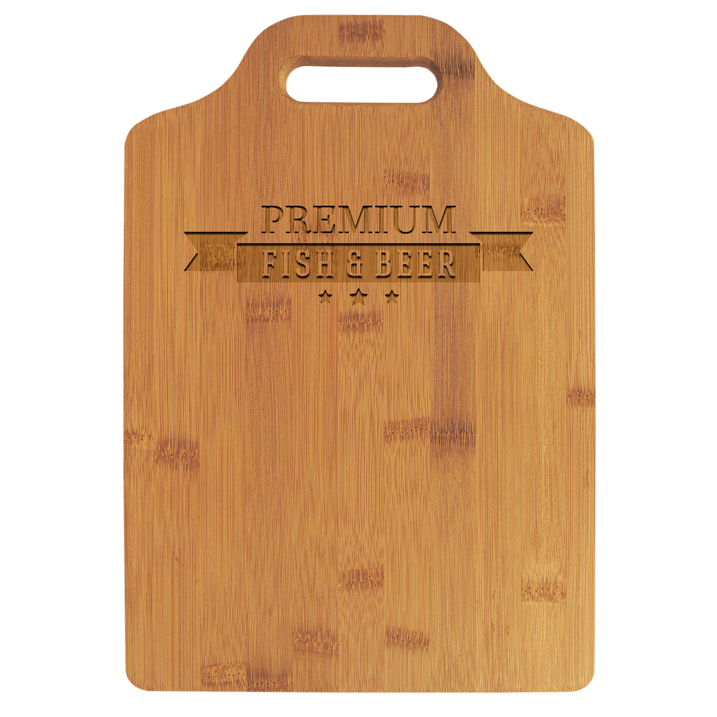 Bamboo Cutting Board with Handle - 13" x 9"
