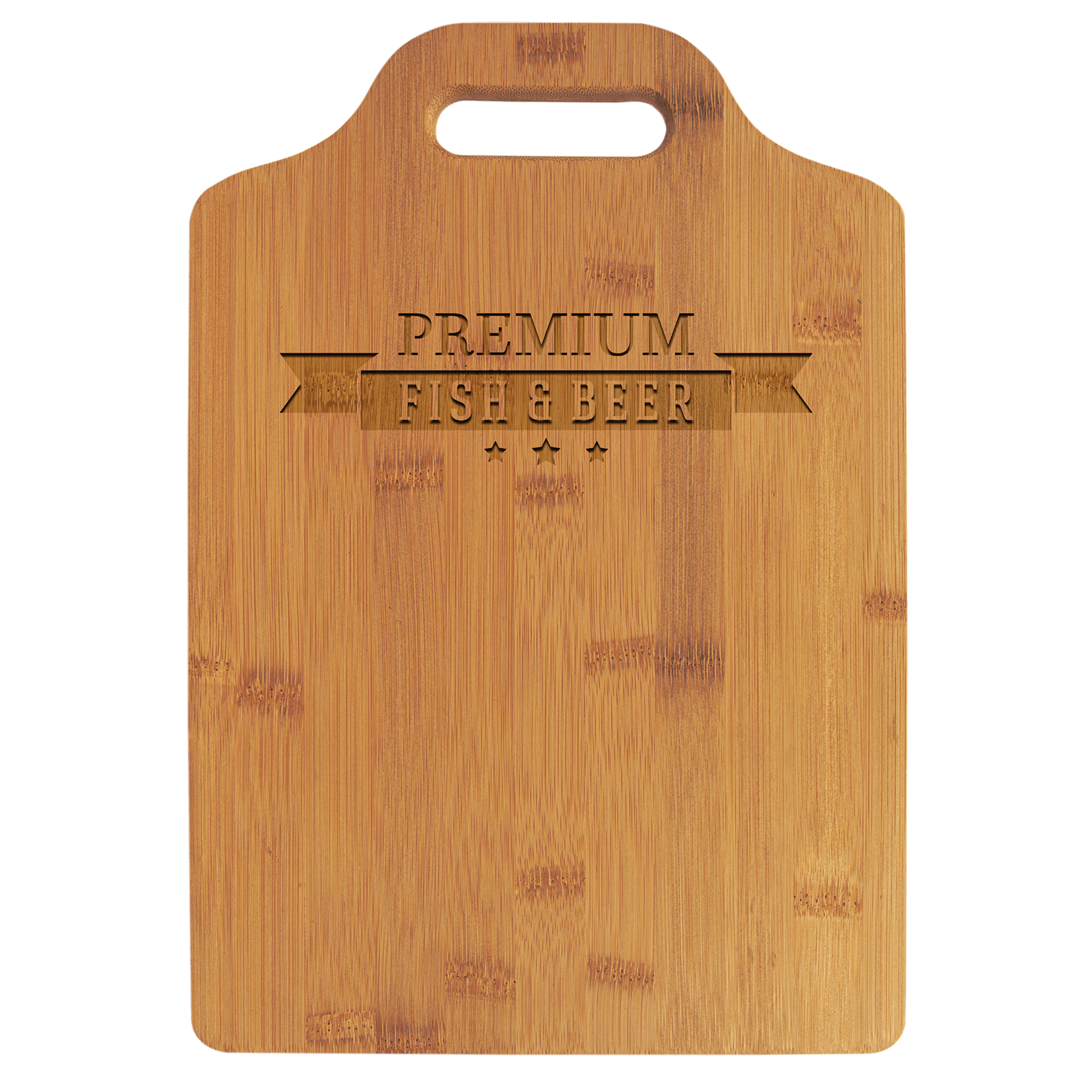 Bamboo Cutting Board with Handle - 13" x 9"