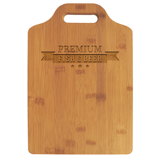Bamboo Cutting Board with Handle - 13" x 9"