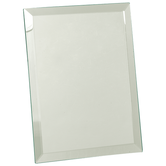 7" x 9" Clear Glass Mirror Plaque
