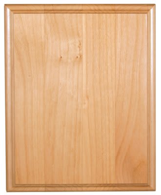 Genuine Red Alder Plaque - 10 1/2" x 13"