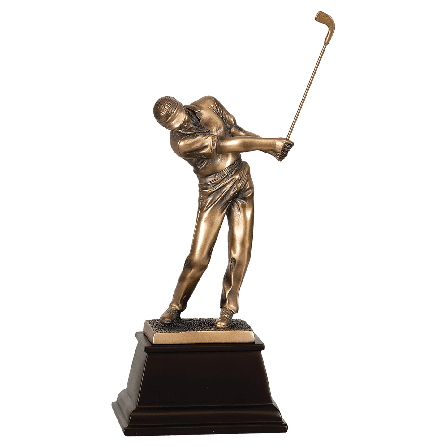 Bronze Male Golf Resin Award - 15"