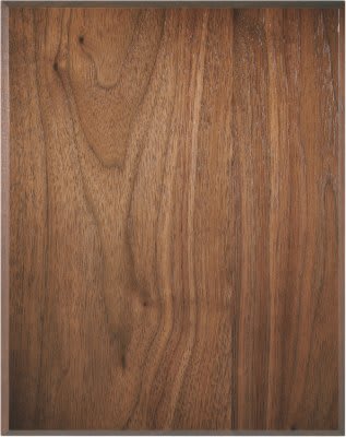 9" x 12" 45 Degree Bevel Edge Genuine Walnut Plaque