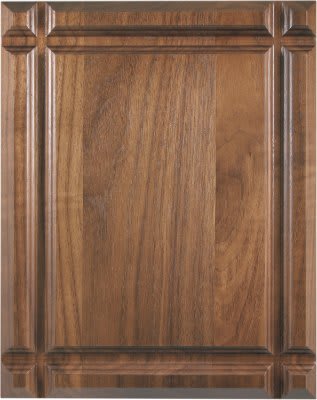 7" x 9" Grooved Face Genuine Walnut Plaque