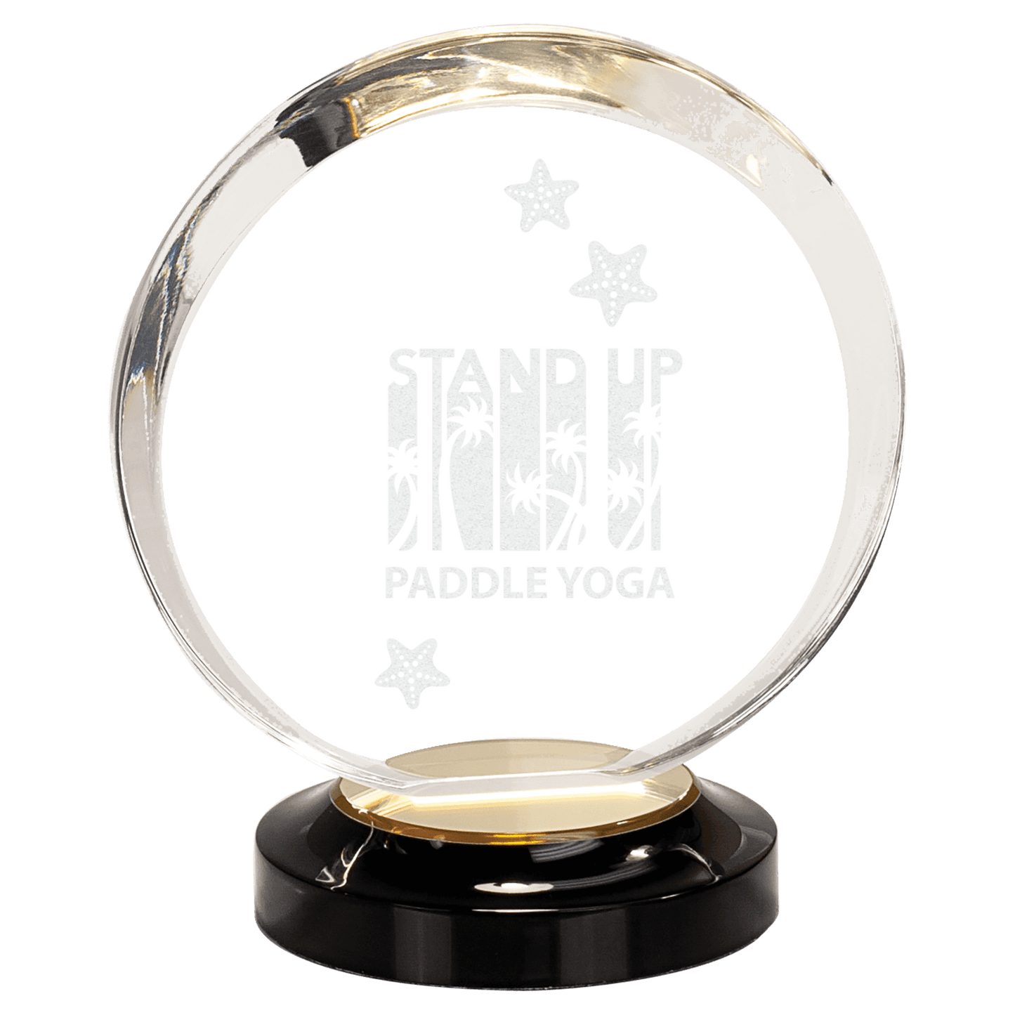 7" Gold Halo Acrylic