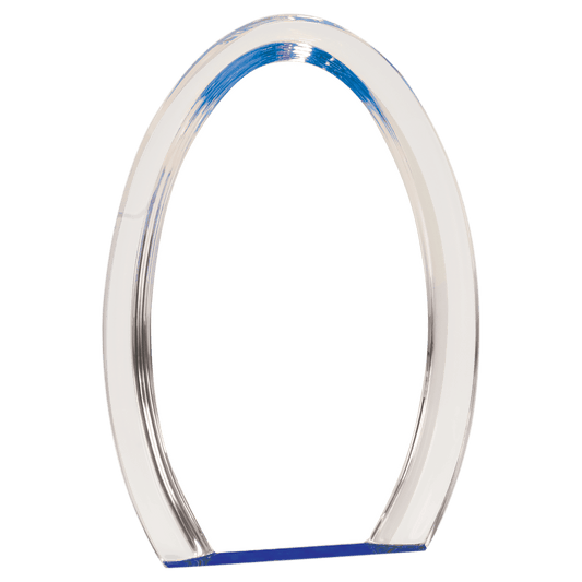 Blue Oval Halo Acrylic - 8"